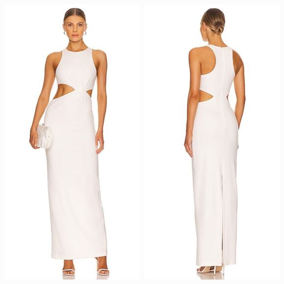 NBD Kumiko Maxi Dress in White Small - Picture 1 of 13